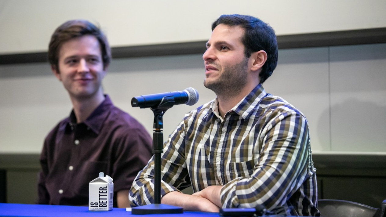 Guest speaker Micah Goldblum, assistant professor of electrical engineering