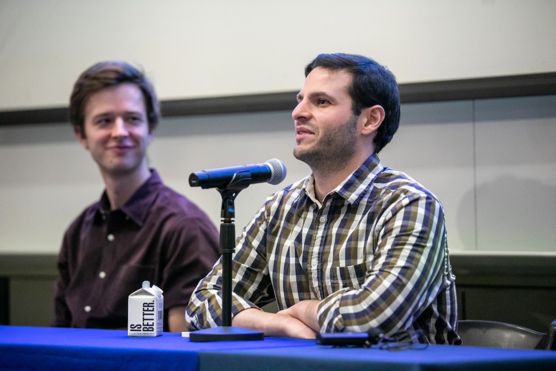 Guest speaker Micah Goldblum, assistant professor of electrical engineering